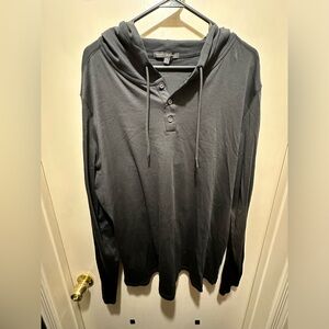 Robert Barakett lightweight black hoodie size XL NWT